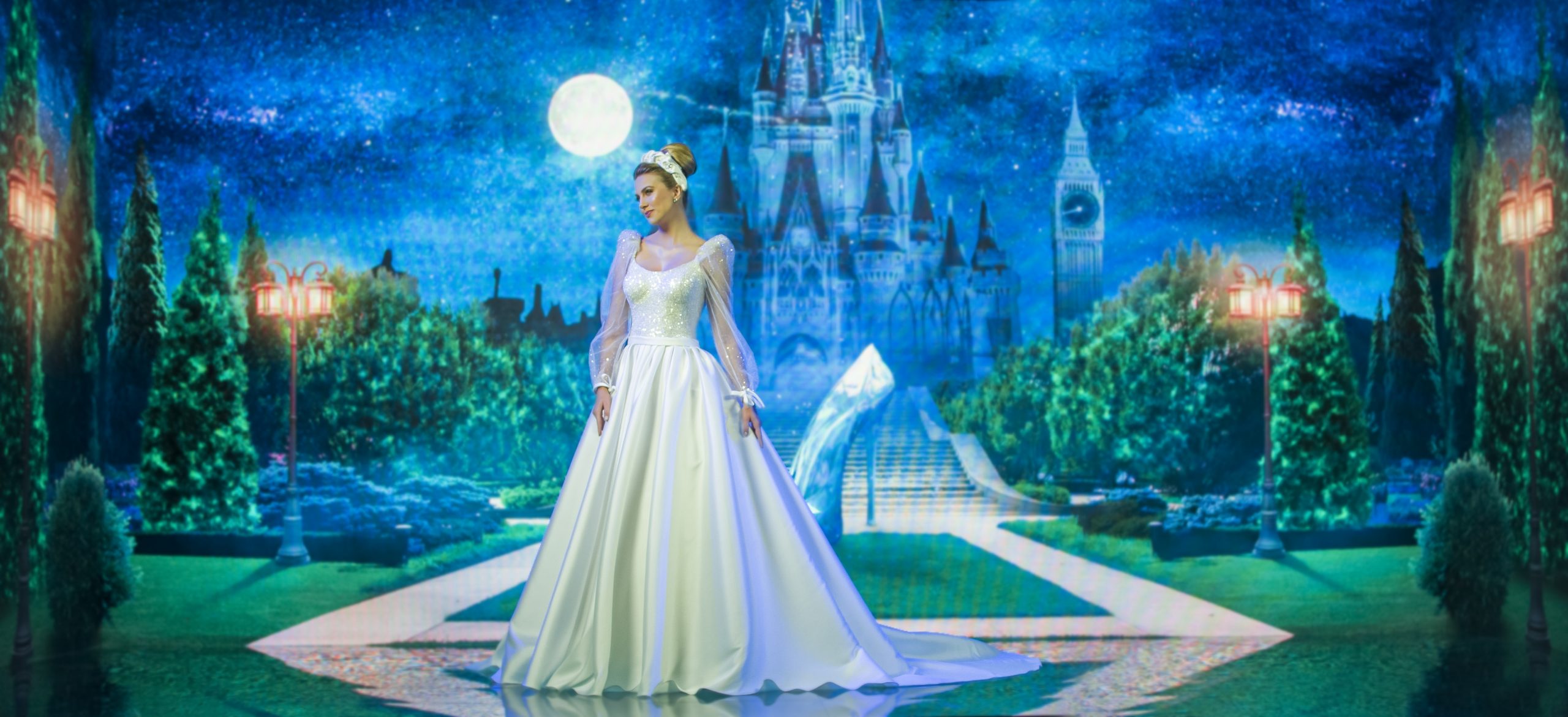 Foto: Foto do vestido de noiva inspirado na princesa Cinderela, da Disney -  Purepeople